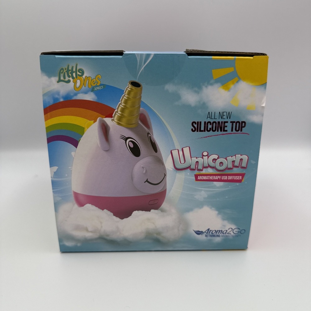 Aroma 2 Go Little ones all silicone unicorn aromatherapy diffuser.